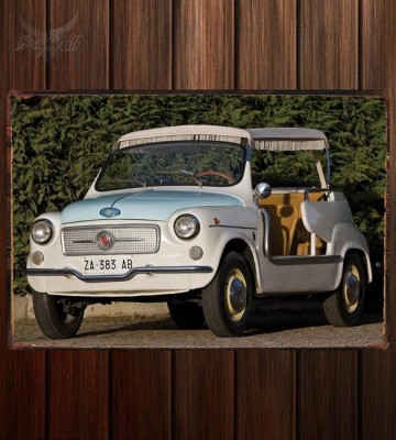 Металлическая табличка Fiat 600 Jolly